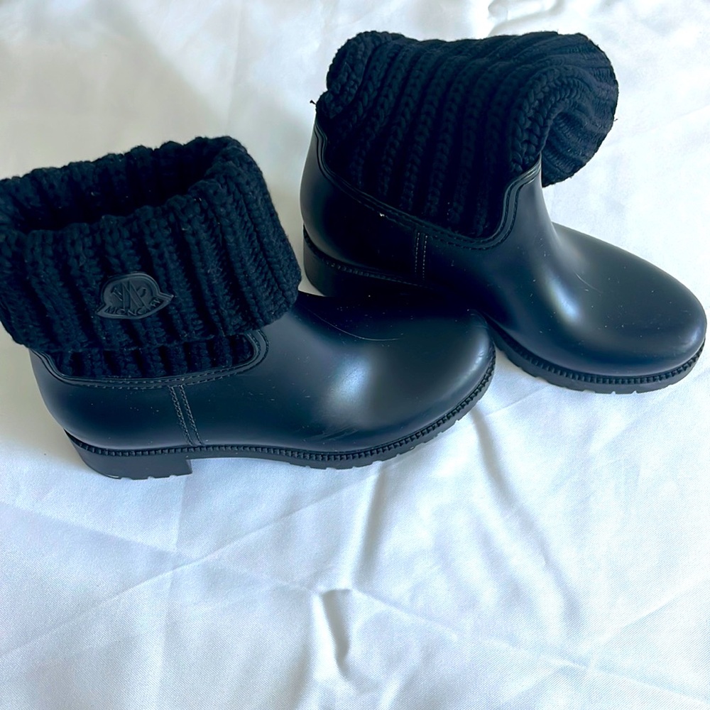 Moncler rubber rain boots